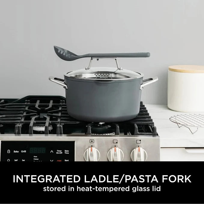 Ninja Foodi 8-in-1 PossiblePot with ZEROSTICK - Sea Salt Grey | CW202GYUK
