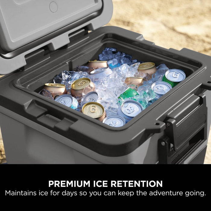 Ninja FrostVault 28L Wheeled Cooler with Dry Zone - Slate Grey | FB230UKGY