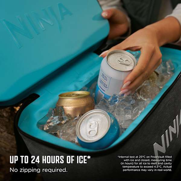 Ninja FrostVault Go 17L Backpack Soft Cooler - Charcoal Grey | FF124EUUKCG from Ninja - DID Electrical