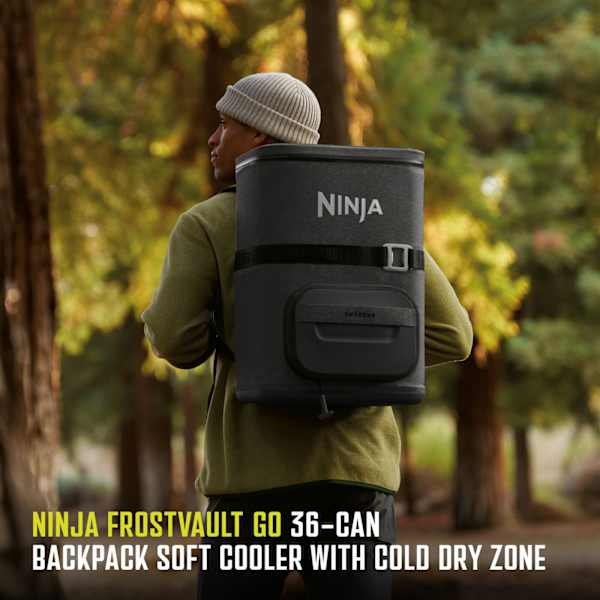 Ninja Ninja FrostVault Go 23L Backpack Soft Cooler - Charcoal Grey | FF136EUUKCG from Ninja - DID Electrical
