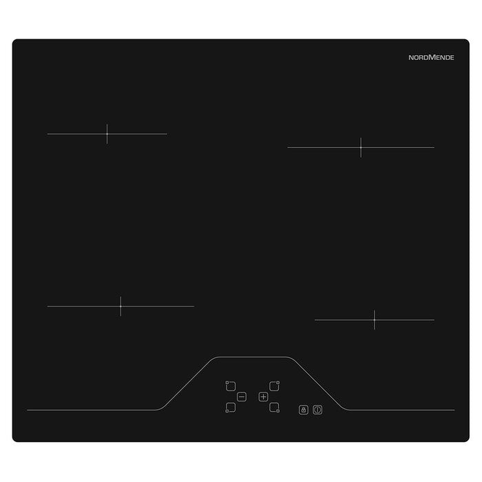 NordMende 60CM 4 Zone Ceramic Hob - Black | HCT63FL from NordMende - DID Electrical