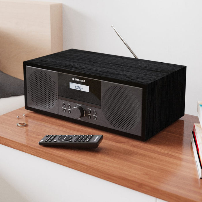 Oakcastle DAB500 DAB+ & FM Radio Music System - Black | 1000002848