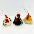 Ornament - Felt Chicken, Hen and Rooster