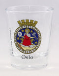 Oslo Norway Coat Of Arms Shot Glass