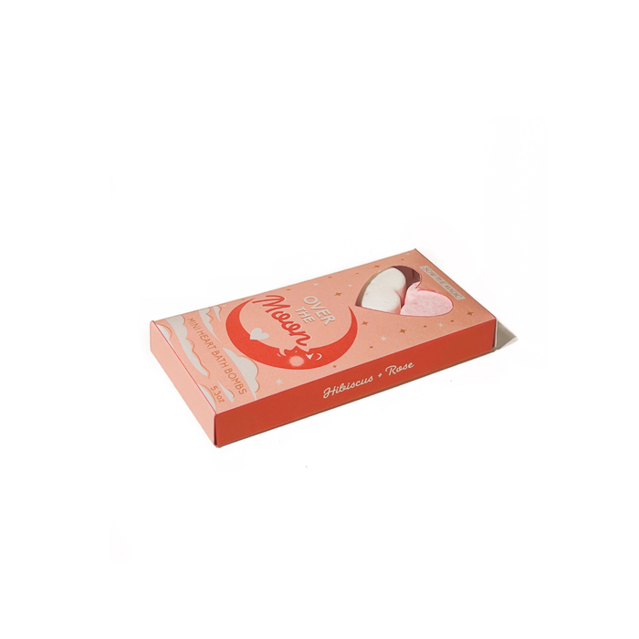 Over The Moon Mini Sweet Heart Bath Bombs Gift Set