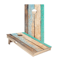 Painted Beach Wood Star Cornhole Boards - ACA - 000385 | American Cornhole Association