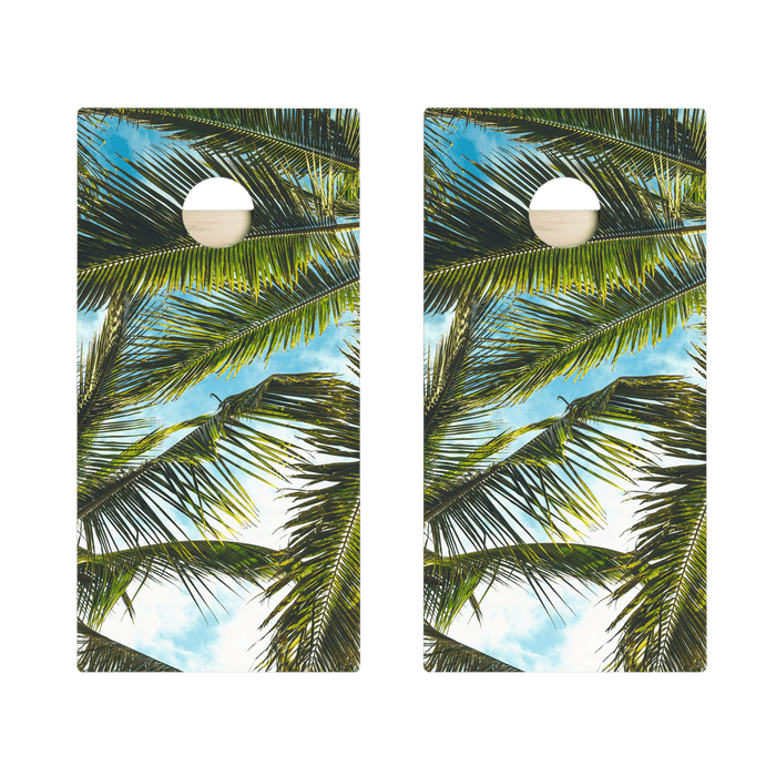 Palm Tree Sky Star Cornhole Boards, - American Cornhole Association