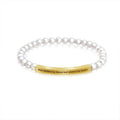 Pearl Bracelet With Personalized Engraving Bracelet For Woman MelodyNecklace
