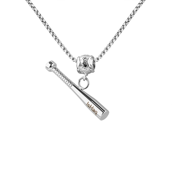 Personalized Baseball Champion Name Necklace