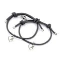 Personalized Couple Magnetic Bracelet Set Custom Letters Heart Matching Bracelet