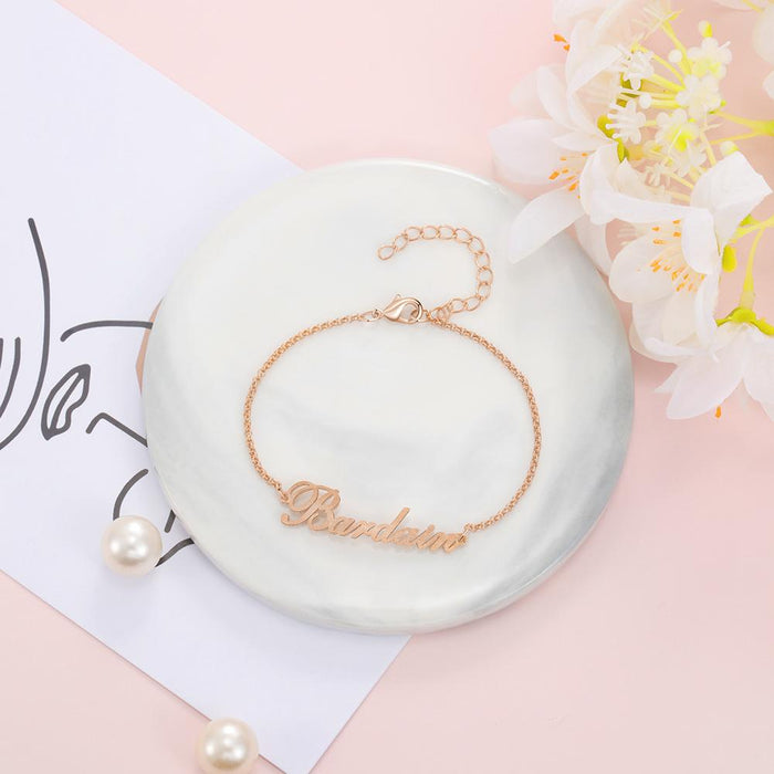 Personalized Name Women Bracelets