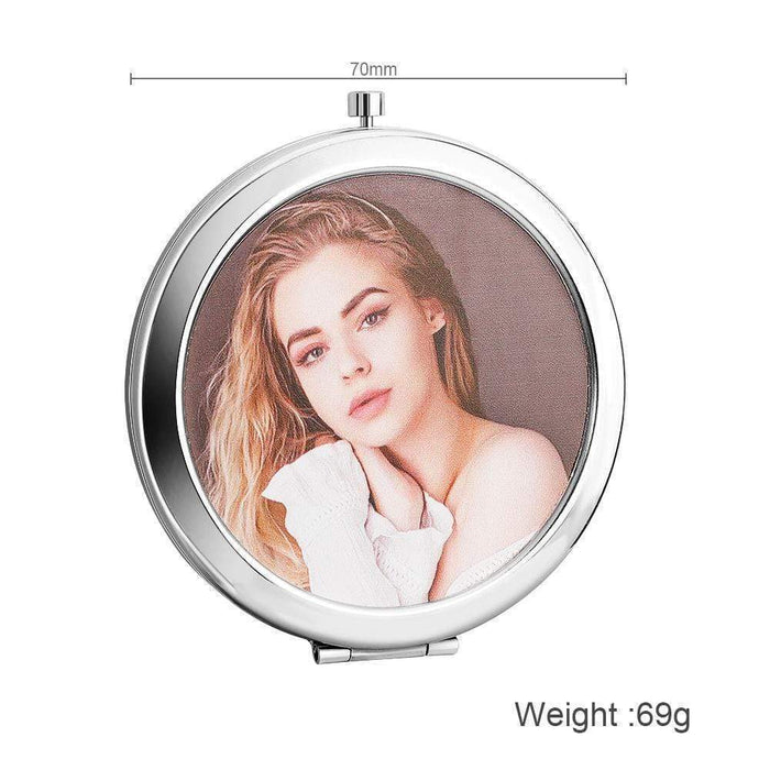 Christmas Gift Personalized Photo Makeup Mirror With 5 Different Styles Other Accessories MelodyNecklace
