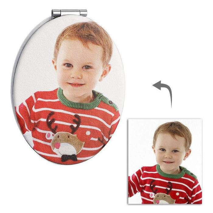 Christmas Gift Personalized Photo Makeup Mirror With 5 Different Styles Other Accessories MelodyNecklace