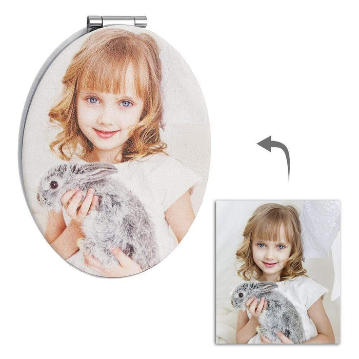 Christmas Gift Personalized Photo Makeup Mirror With 5 Different Styles Other Accessories MelodyNecklace