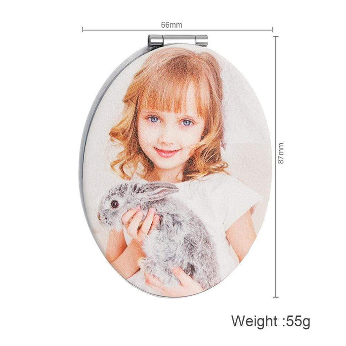 Christmas Gift Personalized Photo Makeup Mirror With 5 Different Styles Other Accessories MelodyNecklace