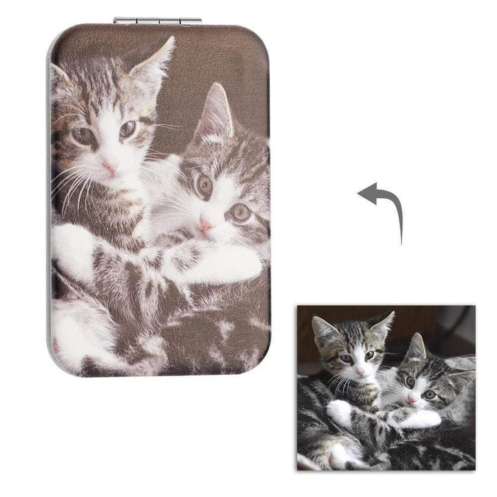 Christmas Gift Personalized Photo Makeup Mirror With 5 Different Styles Other Accessories MelodyNecklace