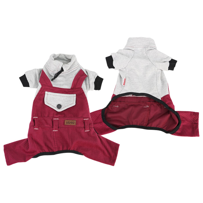 Pet Apparels | Turtleneck Dog Jumpsuit - Washable Cute Dog Clothes Dog Jacket - Full Coverage Dog Sweater