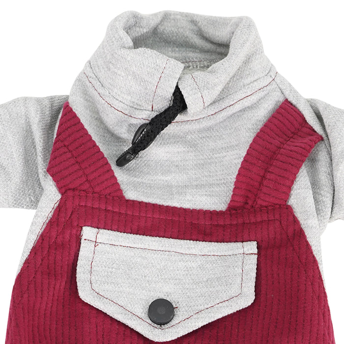 Pet Apparels | Turtleneck Dog Jumpsuit - Washable Cute Dog Clothes Dog Jacket - Full Coverage Dog Sweater