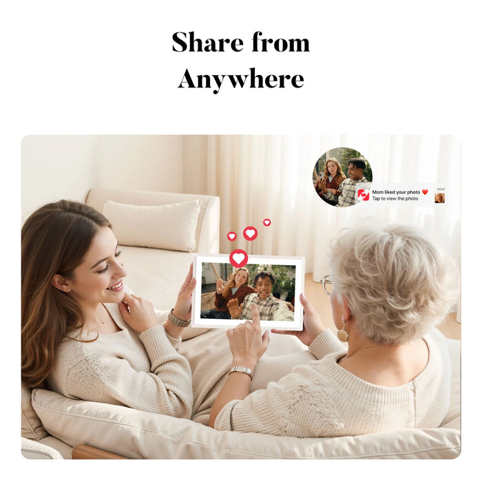 Pexar 11" Wi-Fi Digital Photo Frame - Black | PX-110BLKGLR