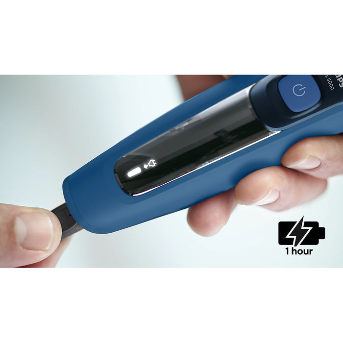 Philips Shaver Series 5000 Wet & Dry Electric Shaver - Dark Royal Blue | S5466/17 from Philips - DID Electrical