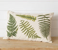 Pillow - Embroidered Fern