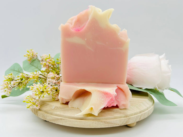 Pink Berry Mimosa Handmade Soap Bar (Vegan)