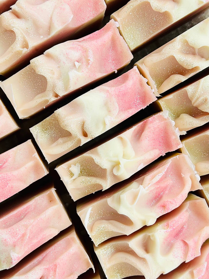 Pink Berry Mimosa Handmade Soap Bar (Vegan)