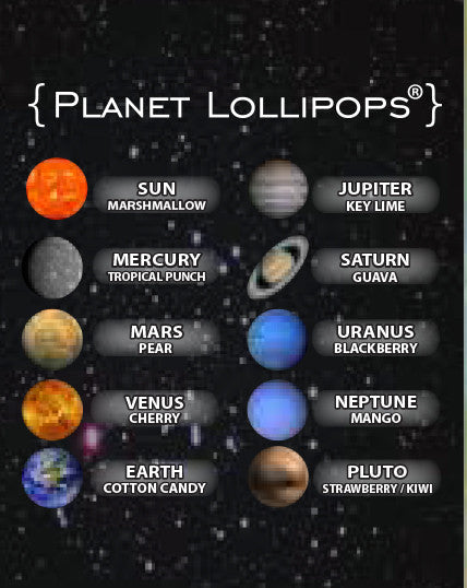 saturn in a lollipop\