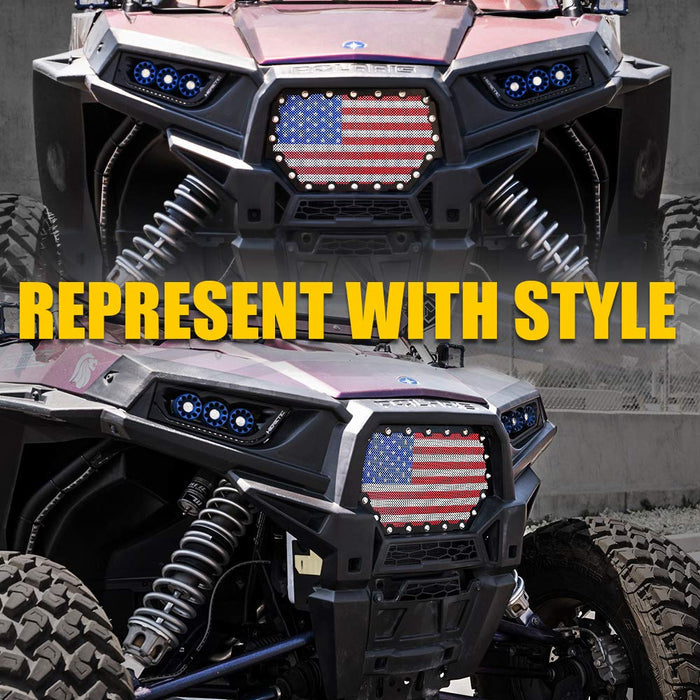Polaris RZR Black Steel Mesh Grille for 2014-2018 Polaris RZR S 900 & XP 1000