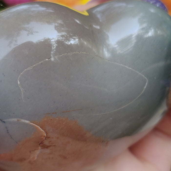 Polychrome Jasper Heart (#A5)