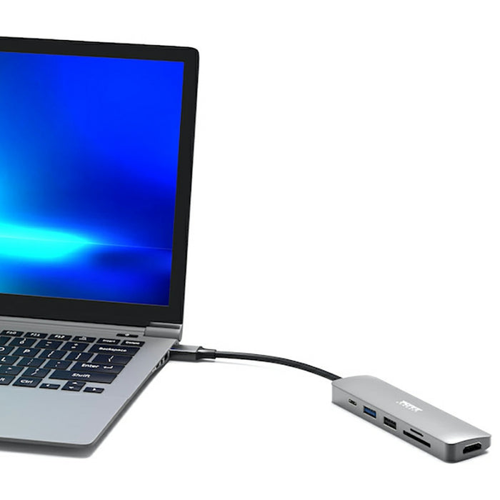 Port Connect 4K USB-C Docking Station with 100W Power Delivery - Grey | 900162 from Port Connect - DID Electrical