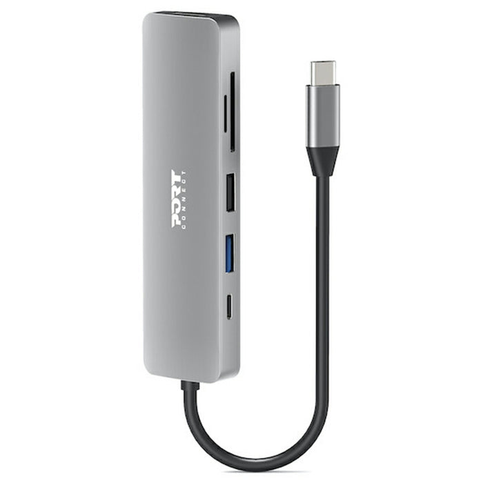 Port Connect 4K USB-C Docking Station with 100W Power Delivery - Grey | 900162 from Port Connect - DID Electrical