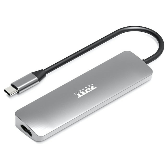 Port Connect 4K USB-C Docking Station with 100W Power Delivery - Grey | 900162 from Port Connect - DID Electrical