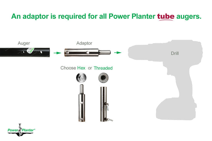 Pot & Post Hole Auger (3" x 24")