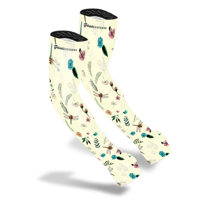 Protection Sleeves - Dragonfly Meadow - Cream