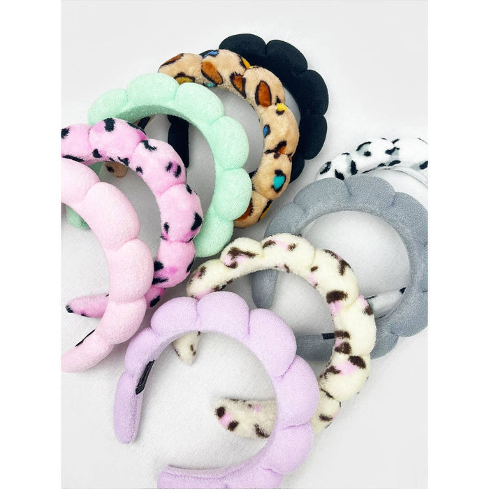Puffed Scallop Spa Headband
