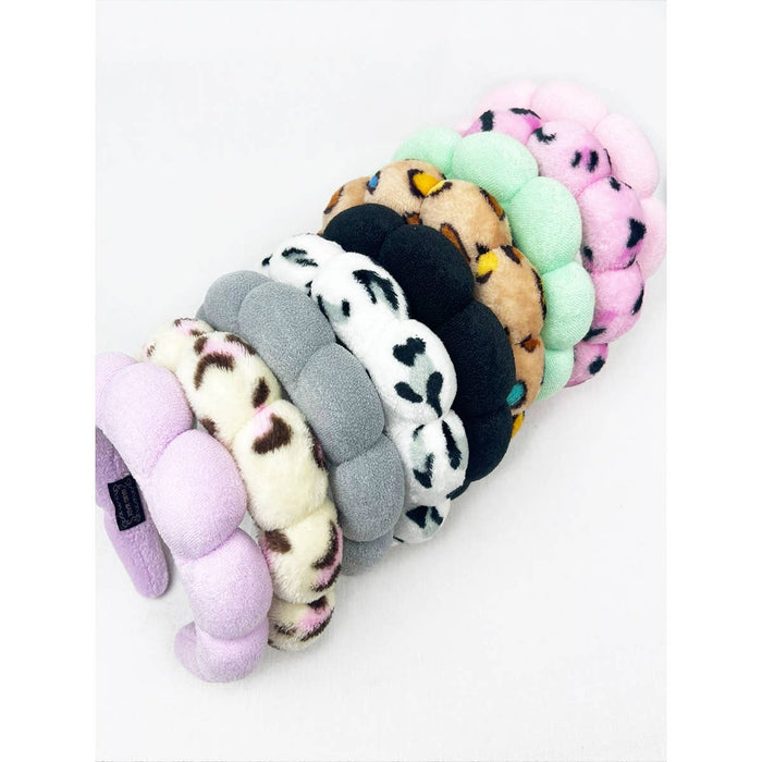 Puffed Scallop Spa Headband