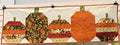 Pumpkin Hollow Table Runner Fabric Kit with Autumn Cats