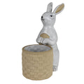 Rabbit with Basket, Ceramic