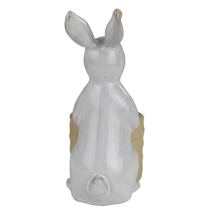 Rabbit with Basket, Ceramic