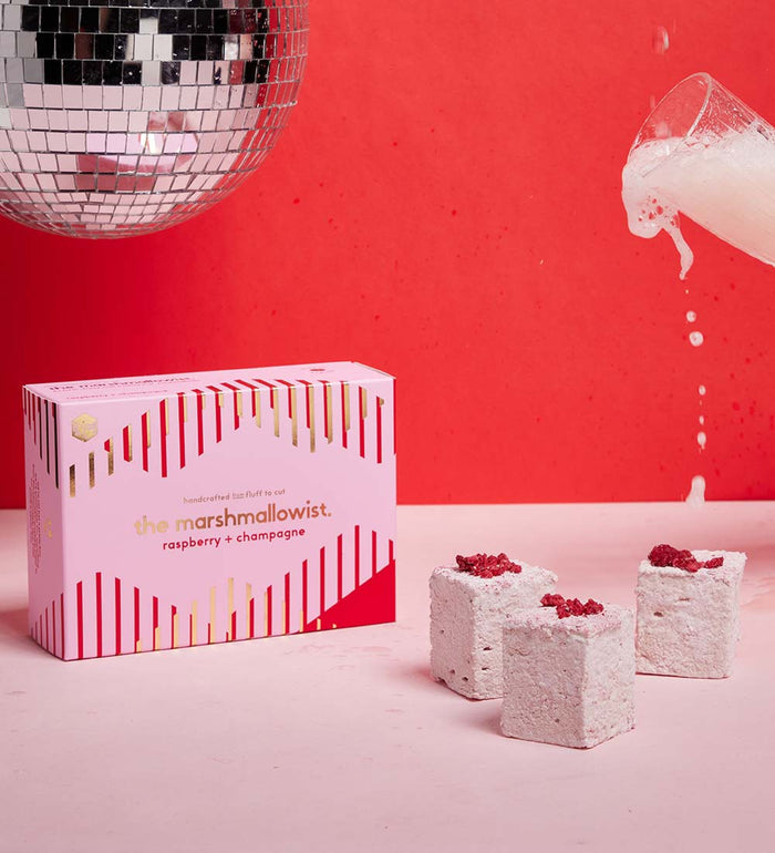 Raspberry & Champagne Marshmallows