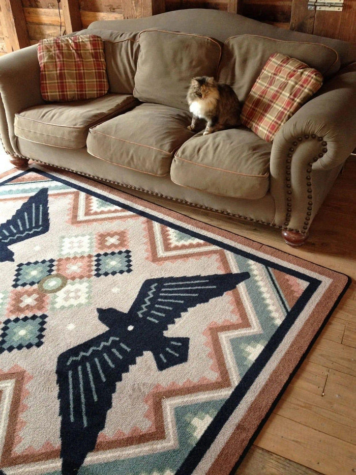 Sunset Dance Area Rugs with Ravens - Made in the USA - Your Western Decor