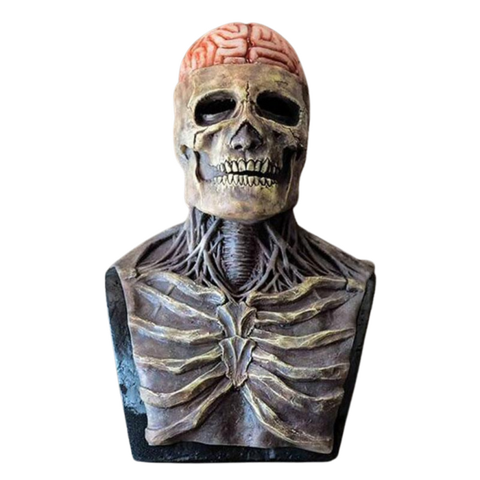 Realistic Skeleton Halloween Costume with Mask and Comfortable Suit