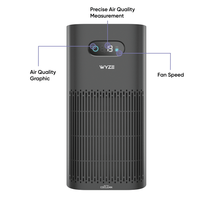 The Wyze Air Purifier is designed to improve air quality in your home.
