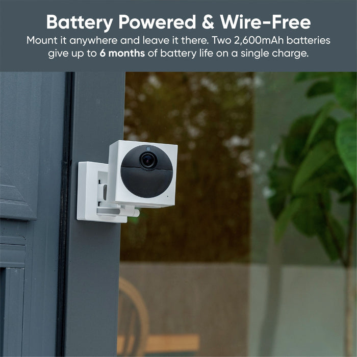 Wyze Cam Outdoor v2: Weather-resistant camera for outdoor use.