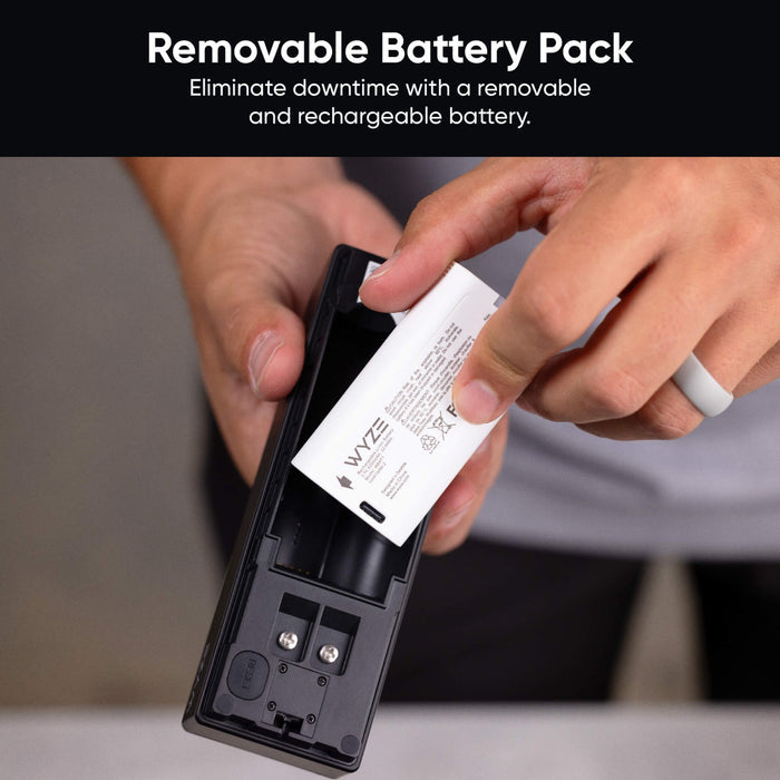 Wyze Duo Cam Battery Doorbell - Dual camera views for people and packages.