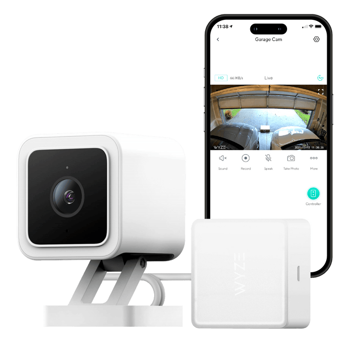 Wyze Garage Door Controller Bundle - Remotely control your garage and see what's going on.