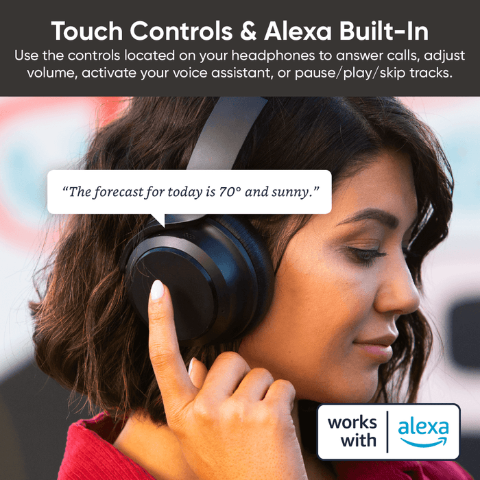 Wyze Noise-Cancelling Headphones provide an immersive listening experience.