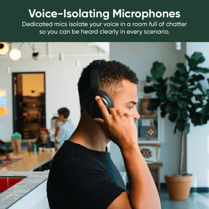 Wyze Noise-Cancelling Headphones help you hear only the music you want, with a symphony playing just for you.