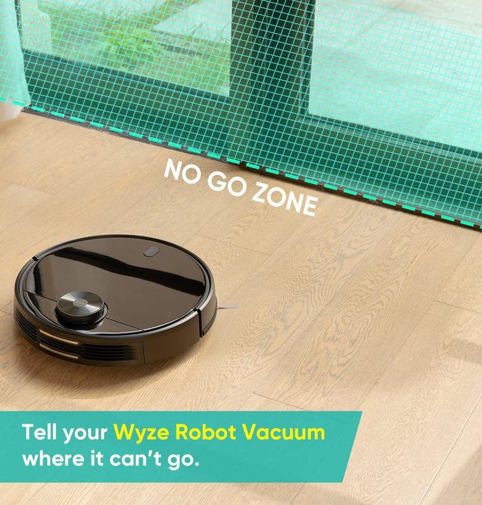 (Refurbished) Wyze Robot Vacuum WVCR200S - RF - Wyze Labs, Inc. - Room mapping. Path planning. Efficiency.